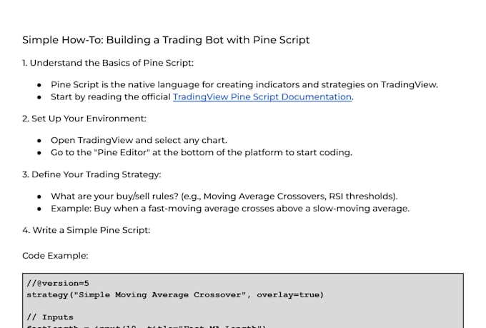 create a custom pine script for crypto trading